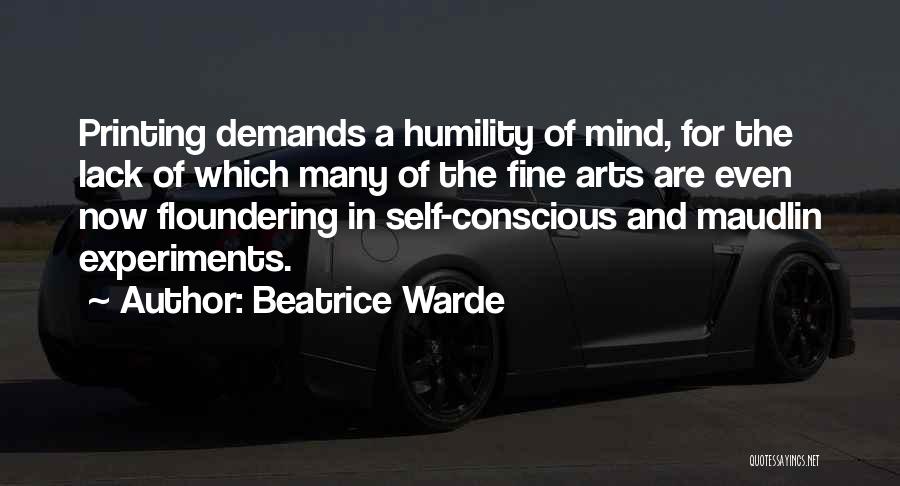 Printing Art Quotes By Beatrice Warde