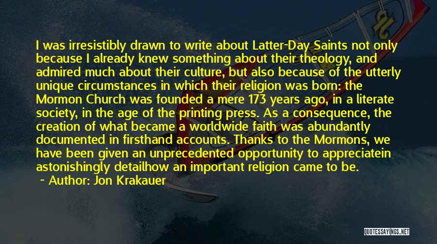 Printing Press Quotes By Jon Krakauer