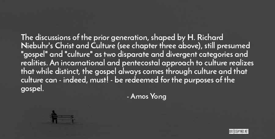 Prior Quotes By Amos Yong