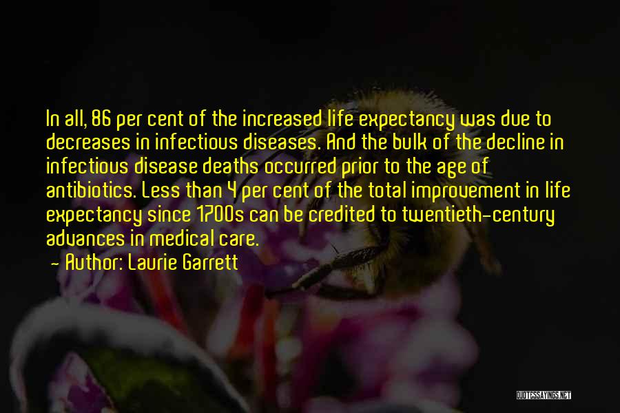 Prior Quotes By Laurie Garrett