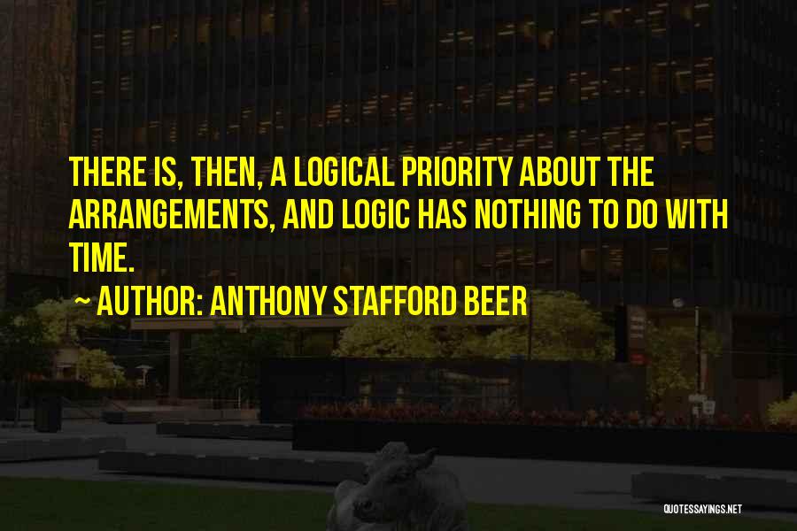 Priorities And Time Quotes By Anthony Stafford Beer