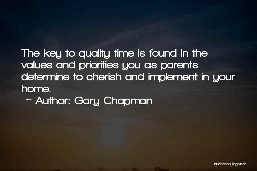 Priorities And Time Quotes By Gary Chapman