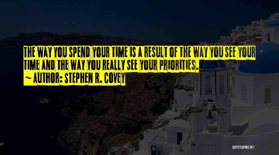 Priorities And Time Quotes By Stephen R. Covey