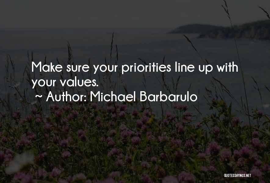 Priorities In Business Quotes By Michael Barbarulo