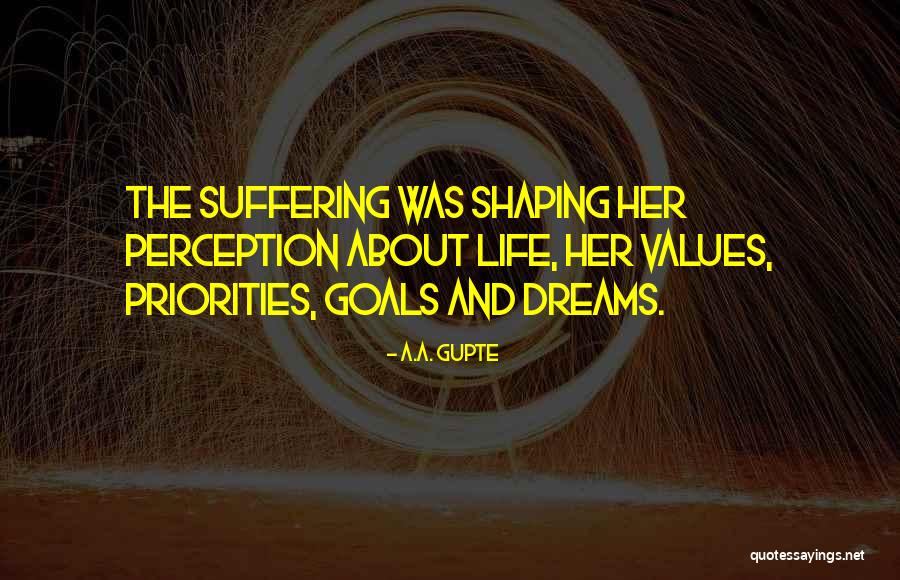 Priorities In Life And Love Quotes By A.A. Gupte Priorities In Life And Love Quotes By A.A. Gupte
