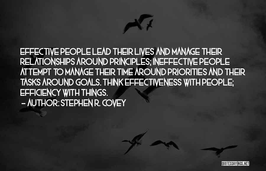 Priorities In Relationships Quotes By Stephen R. Covey