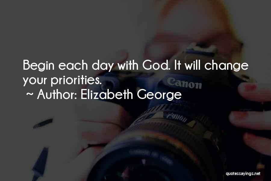 Priorities Over Love Quotes By Elizabeth George