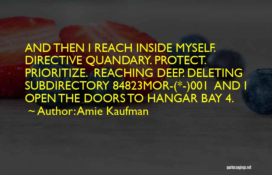Prioritize Yourself Quotes By Amie Kaufman