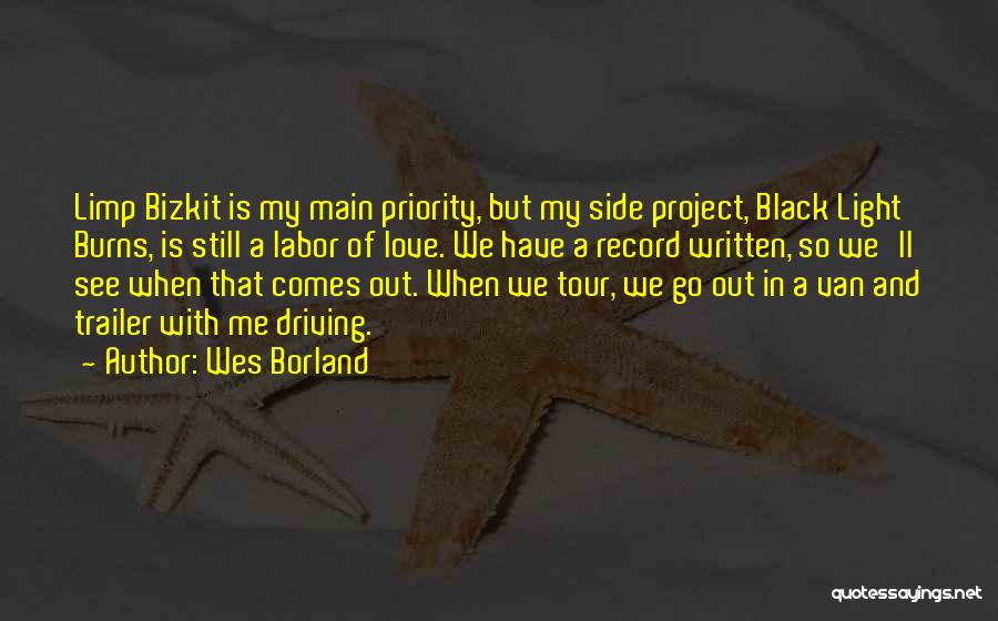 Priority Love Quotes By Wes Borland