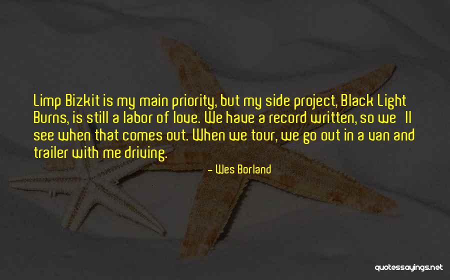 Priority Love Quotes By Wes Borland