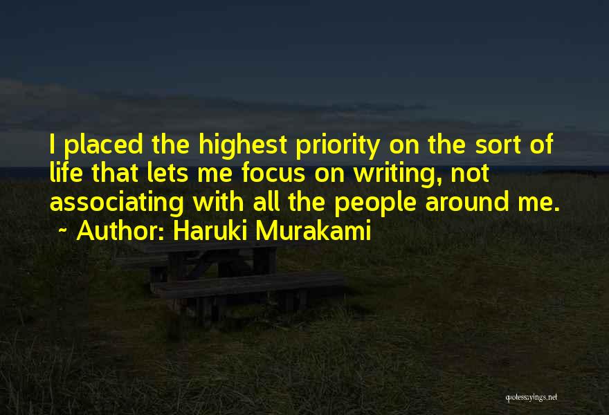 Priority Quotes By Haruki Murakami