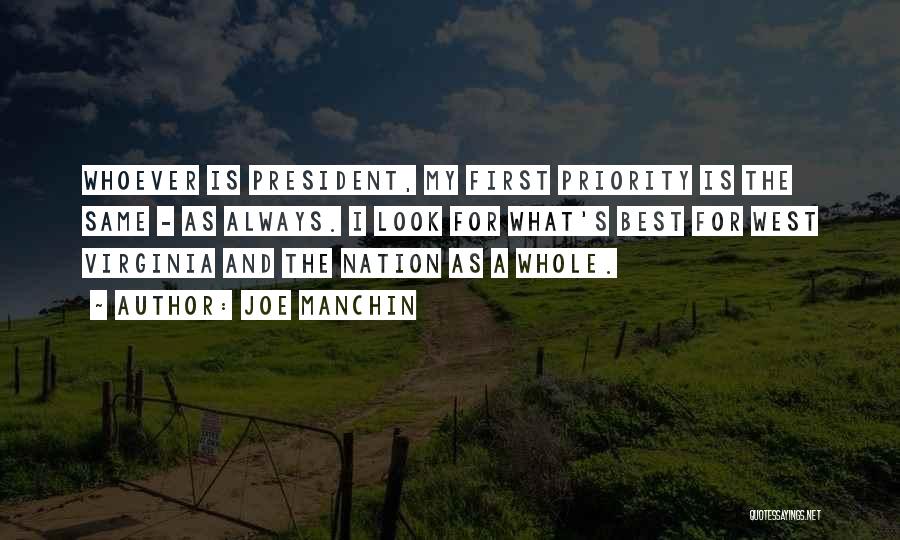 Priority Quotes By Joe Manchin Priority Quotes By Joe Manchin