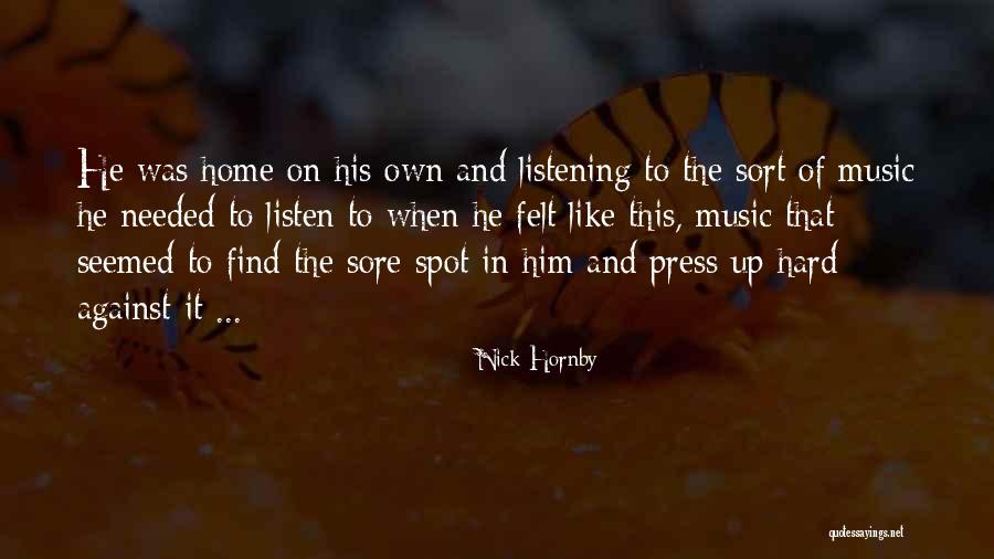 Prisinzano Quotes By Nick Hornby Prisinzano Quotes By Nick Hornby