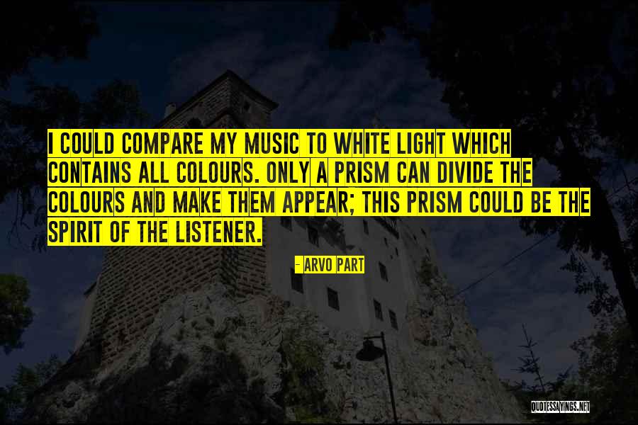 Prism Light Quotes By Arvo Part