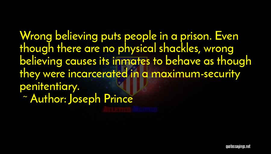 Prison Inmates Quotes By Joseph Prince