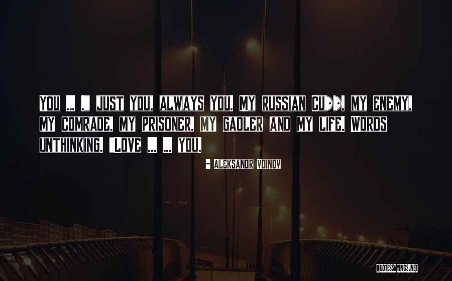 Prisoner Love Quotes By Aleksandr Voinov