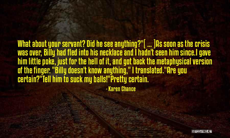 Pritkin Quotes By Karen Chance Pritkin Quotes By Karen Chance