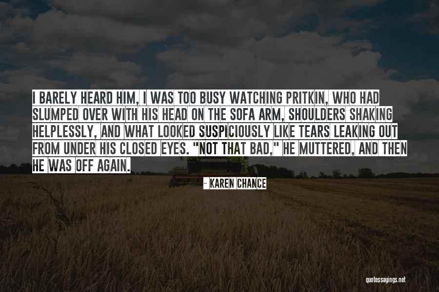 Pritkin Quotes By Karen Chance Pritkin Quotes By Karen Chance