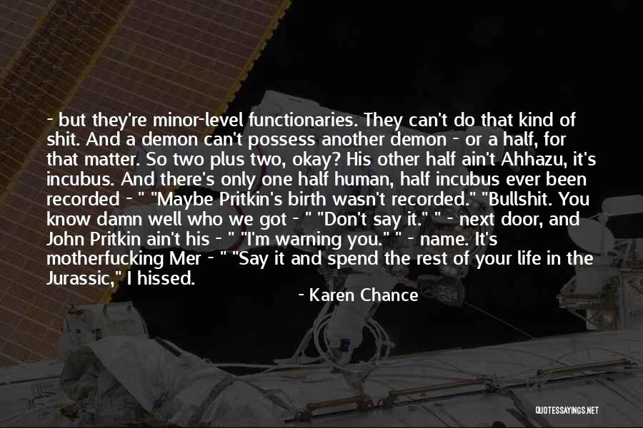 Pritkin Quotes By Karen Chance Pritkin Quotes By Karen Chance
