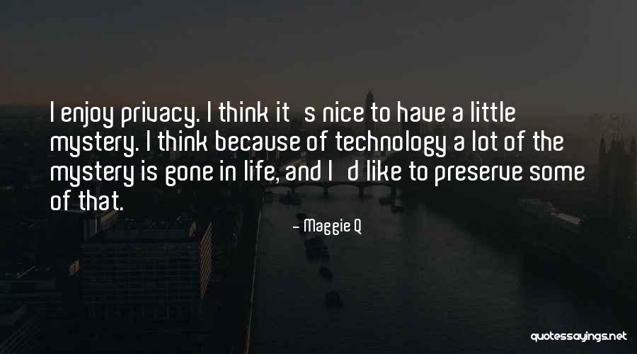 Privacy And Technology Quotes By Maggie Q Privacy And Technology Quotes By Maggie Q