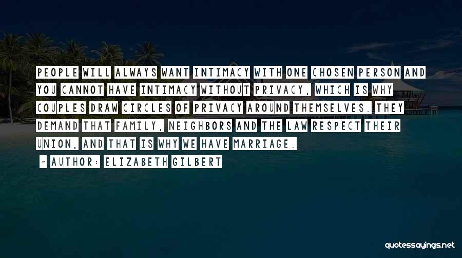 Privacy In Marriage Quotes By Elizabeth Gilbert