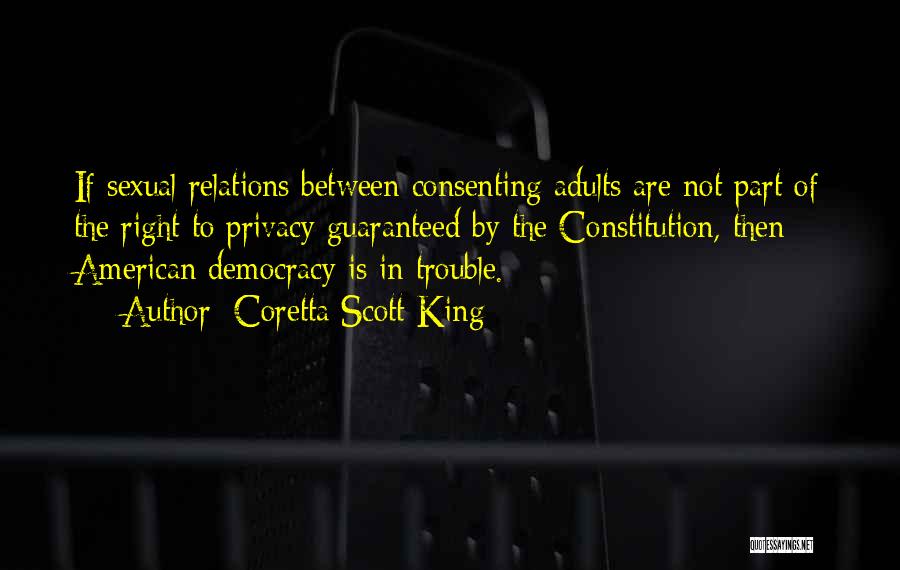 Privacy Quotes By Coretta Scott King