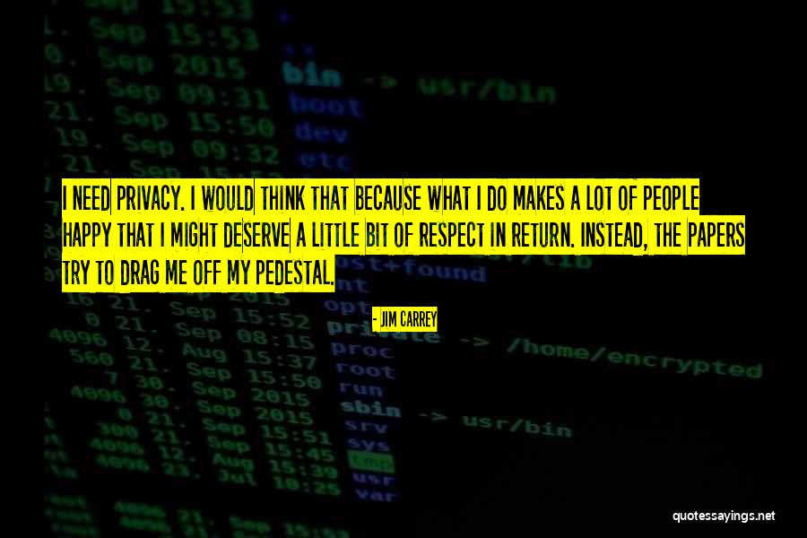 Privacy Respect Quotes By Jim Carrey Privacy Respect Quotes By Jim Carrey