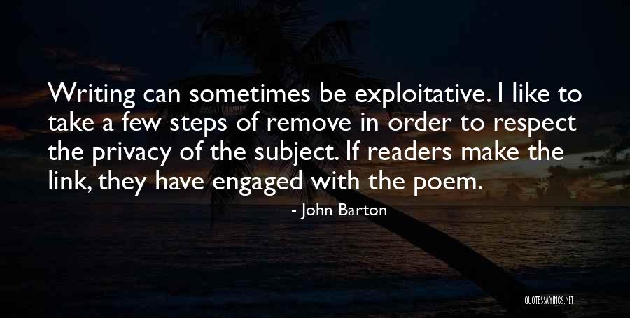 Privacy Respect Quotes By John Barton Privacy Respect Quotes By John Barton