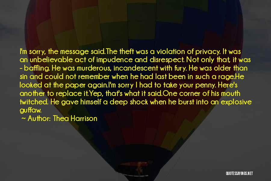 Privacy Violation Quotes By Thea Harrison