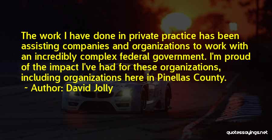 Private Companies Quotes By David Jolly