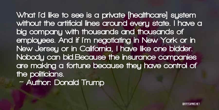 Private Companies Quotes By Donald Trump