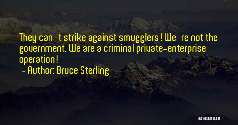 Private Enterprise Quotes By Bruce Sterling