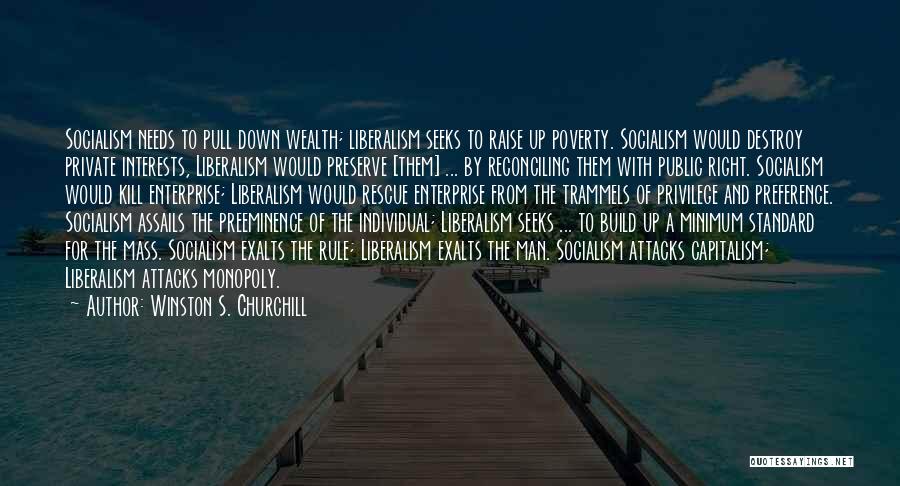 Private Enterprise Quotes By Winston S. Churchill