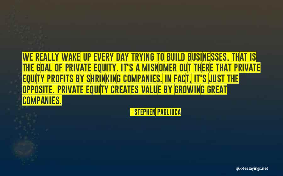 Private Equity Quotes By Stephen Pagliuca