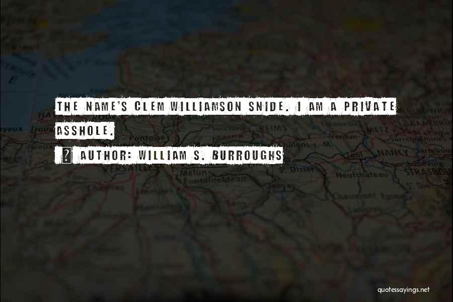 Private Investigator Quotes By William S. Burroughs