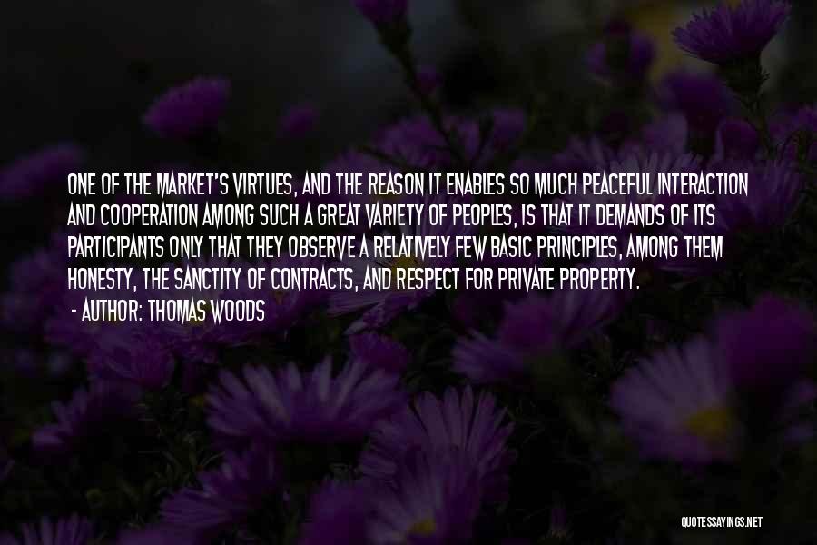 Private Peaceful Quotes By Thomas Woods