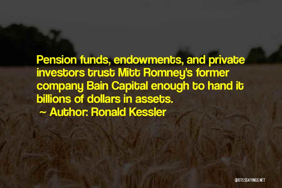 Private Pension Quotes By Ronald Kessler