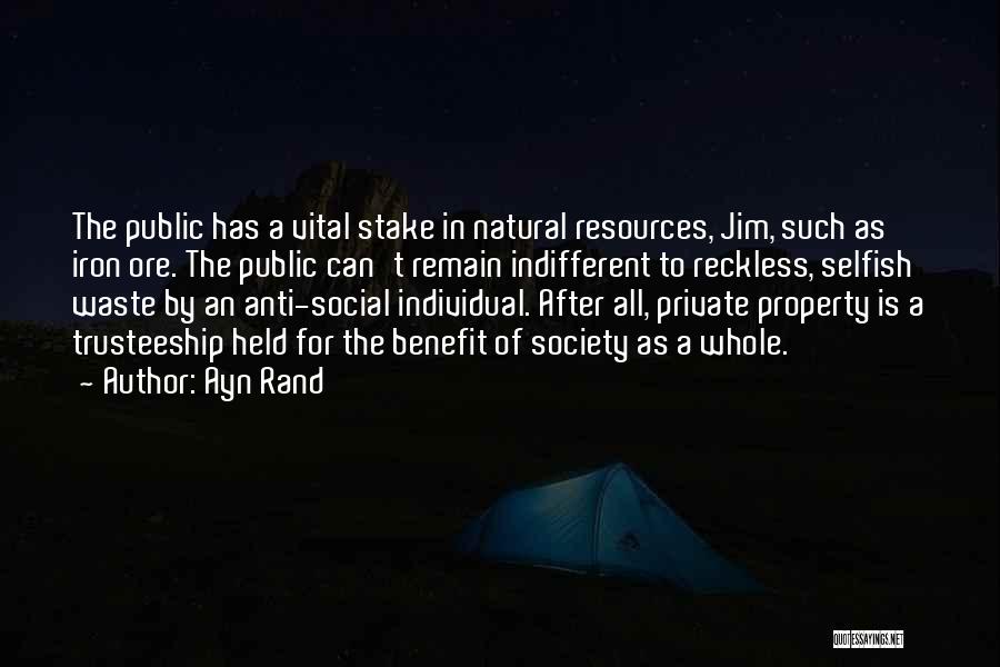 Private Property Quotes By Ayn Rand