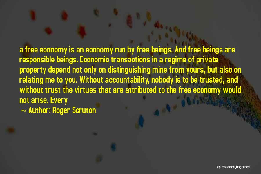 Private Property Quotes By Roger Scruton