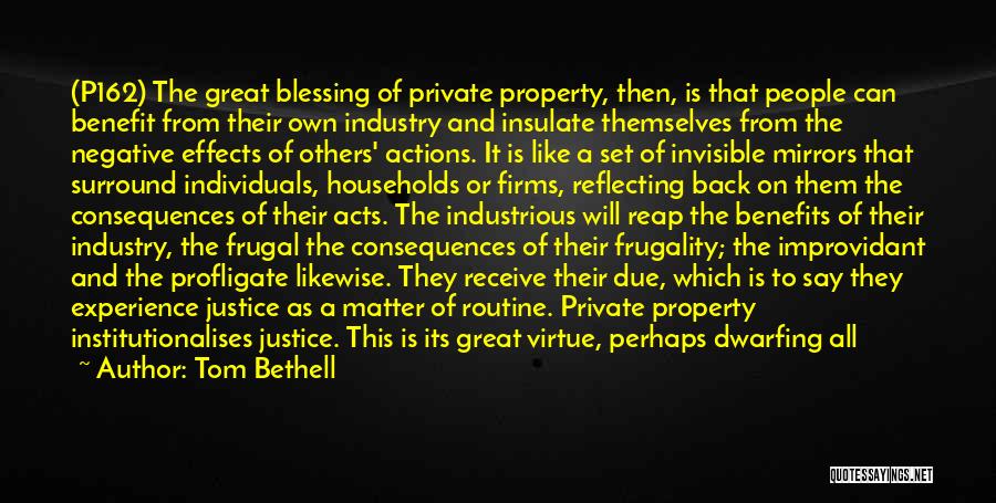 Private Property Quotes By Tom Bethell