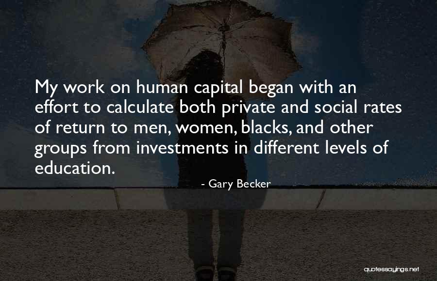 Private Quotes By Gary Becker Private Quotes By Gary Becker