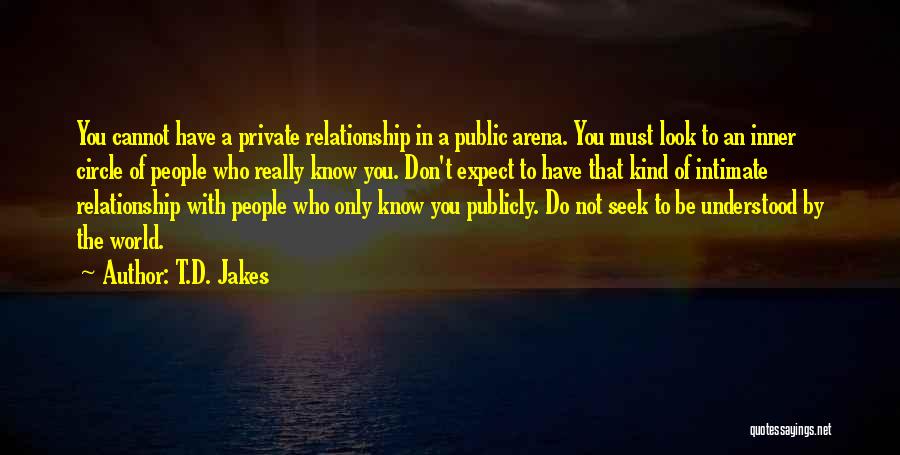 Private Relationships Quotes By T.D. Jakes