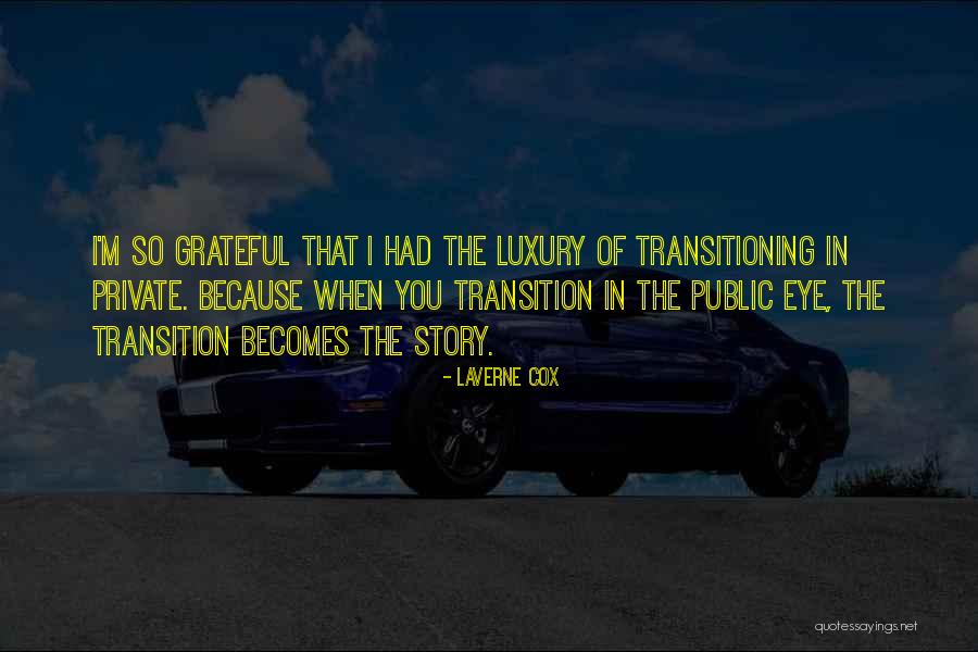 Private Story Quotes By Laverne Cox