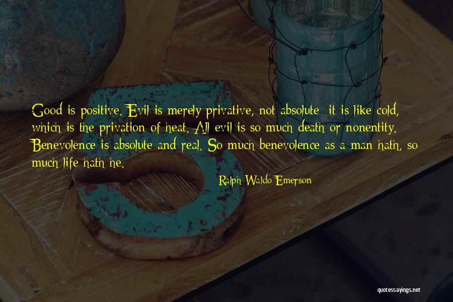 Privation Quotes By Ralph Waldo Emerson