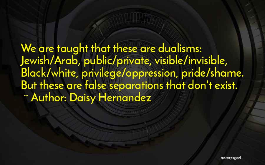 Privilege And Oppression Quotes By Daisy Hernandez