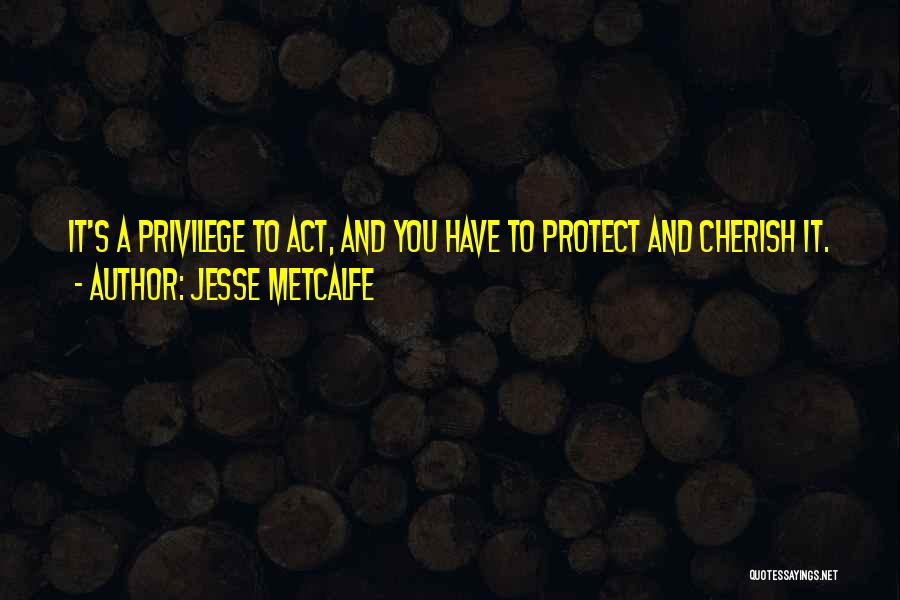 Privilege Quotes By Jesse Metcalfe