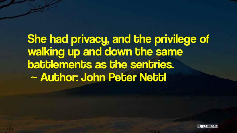 Privilege Quotes By John Peter Nettl