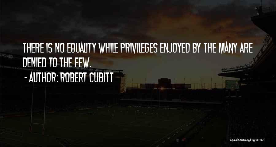 Privileges Quotes By Robert Cubitt