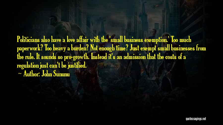 Pro Business Quotes By John Sununu