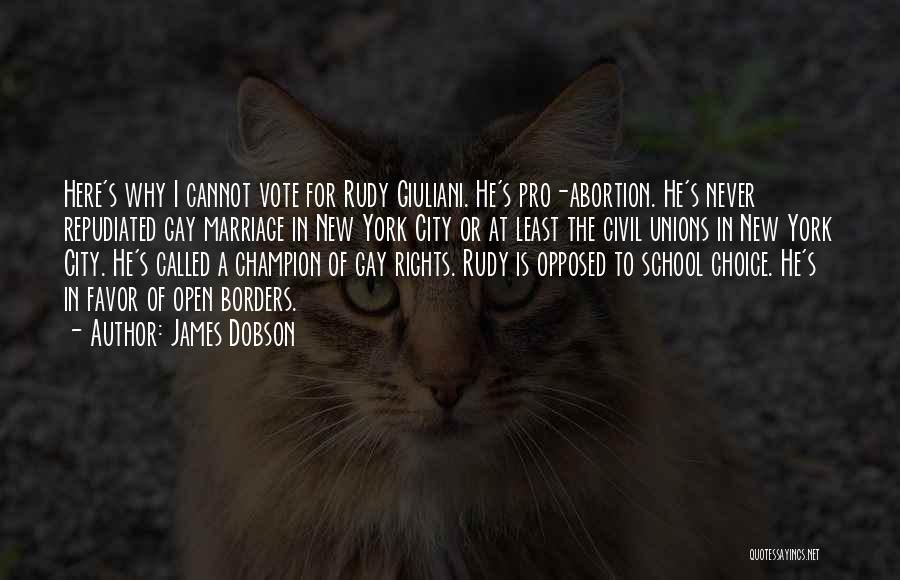 Pro Gay Marriage Quotes By James Dobson